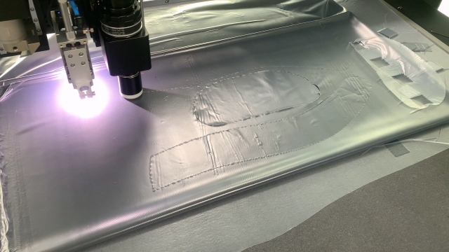 Bag fabric cutting